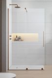 Kabina Prysznicowa Walk-In 130 Lewy Furo Miedź 10106688-93-01L+10110644-01-01 Radaway