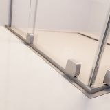 Kabina Prysznicowa Walk-In 130 Lewy Furo Nikiel 10106688-91-01L+10110644-01-01 Radaway