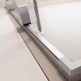 Kabina Prysznicowa Walk-In 90 Lewy Furo Nikiel 10106488-91-01L+10110444-01-01 Radaway