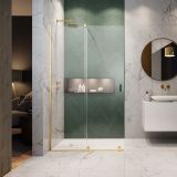 Kabina Prysznicowa Walk-In 120 Lewy Furo Złoty 10106638-09-01L+10110594-01-01 Radaway
