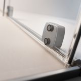 Kabina Prysznicowa Walk-In 150 Prawy Furo Gunmetal 10106788-92-01R+10110744-01-01 Radaway
