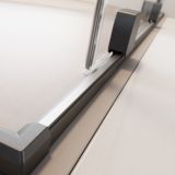 Kabina Prysznicowa Walk-In 120 Prawy Furo Gunmetal 10106638-92-01R+10110594-01-01 Radaway