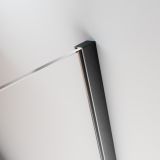 Kabina Prysznicowa Walk-In 160 Prawy Furo Gunmetal 10106838-92-01R+10110794-01-01 Radaway
