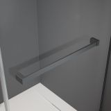 Kabina Prysznicowa Walk-In 90 Prawy Furo Gunmetal 10106488-92-01R+10110444-01-01 Radaway