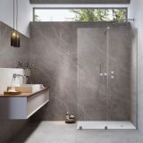 Kabina Prysznicowa Walk-In 140 Prawy Furo Nikiel 10106738-91-01R+10110694-01-01 Radaway