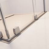 Kabina Prysznicowa Walk-In 90 Prawy Furo Nikiel 10106488-91-01R+10110444-01-01 Radaway