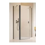 Kabina Asymetryczna Nes PTJ Czarna 90x80 Lewa 10052000-54-01L+10052300-54-01 Radaway