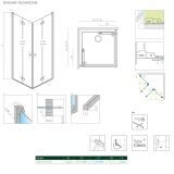 Kabina Nes KDD B Czarna 100 Część Lewa 10024100-54-01L Radaway