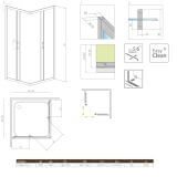 Kabina Premium Plus D 100x80 30434-01-01N Radaway