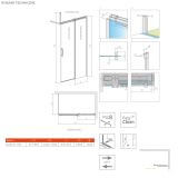 Kabina Prysznicowa 100 Prawa Walk-In Espera Pro 10090100-01-01R+10094100-01-01R Radaway