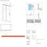 Kabina Prysznicowa 110 Lewa Walk-In Espera Pro 10090110-01-01L+10094110-01-01L Radaway