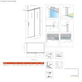 Kabina Prysznicowa 110 Prawa Walk-In Espera Pro 10090110-01-01R+10094110-01-01R Radaway