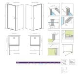 Kabina Prysznicowa Eos KDJ I 90x100 Prawa 137533-01-01R Radaway