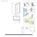 Kabina Prysznicowa Eos KDS I 1200x900 Prawa 137554-01-01R Radaway