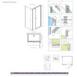 Kabina Prysznicowa Eos KDS I 1400x1000 Prawa 137558-01-01R Radaway