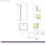 Kabina Walk-In 100 Prawa Eos 13799502-01R Radaway