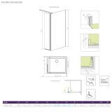 Kabina Walk-In 90 Prawa Eos 13799501-01R Radaway