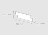 Kamień Naturalny Lunaro 36x10 cm Stegu
