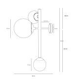 Kinkiet Dione 3 Gold 1092Y30 Aldex