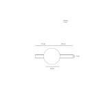 Kinkiet Garda 2 Black  1099C1 Aldex