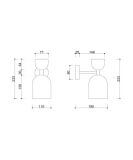 Kinkiet Supuru W Czarny SUK12000 Ummo