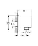 Kolanko Przyłączeniowe Tempesta Chrom 28680001 Grohe