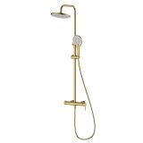 Kolumna Prysznicowa Dwufunkcyjna Z Deszczownicą Ultimate Złoty Szczotkowany ADUL6212C1 Avapax