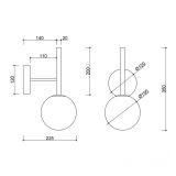 Kinkiet Kop A Biały KPA11000 Ummo