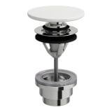 Korek Typu Klik-Klak Z Ceramiczną Osłoną Odpływu Wykonaną Z Saphirkeramik Biały H8981920000001 Laufen