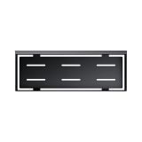 mini: Koszyk Prysznicowy 30x5x11cm Uni Czarny Mat UN10335BL Omnires (2)