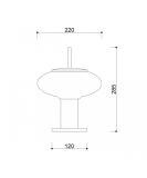 Lampa Stołowa Torni ST Biały TOS111P1 Ummo