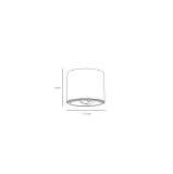 Lampa Sufitowa Plafon Bot White 1046PL_G Aldex
