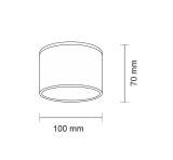 Plafon Suwa - Czarny IP44 8052 Antigo