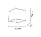 Plafon Suwa - Czarny IP44 8053 Antigo