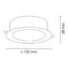 Lampa Sufitowa Tottori Il Czarny 8479 Antigo