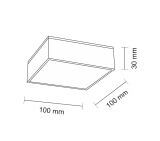 Plafon Tottori IL - Czarny IP44 3000K 8057 Antigo