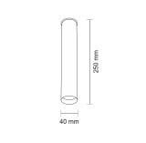 Plafon Yabu - Biały IP44 (255 mm) 7746 Antigo