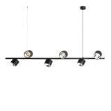 Lampa Wisząca Bot 6 Black 1047K Aldex