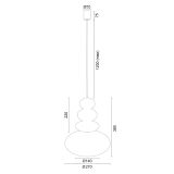 Lampa Wisząca Diego Kaszmir-Terakota 8820 Argon