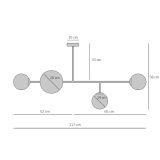 Lampa Wisząca Dione 4 White 1092PL_L Aldex