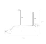 Lampa Wisząca Pure Chrome 1064H4 Aldex