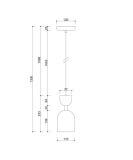 Lampa Wisząca Supuru Biały SUA111P0 Ummo