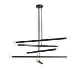 Lampa Wisząca Tubo 10 Black 1072M1 Aldex