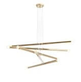 Lampa Wisząca Tubo 10 Gold 1072M30 Aldex