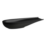 Umywalka Nablatowa Ilbagnoalessi Czarny Mat 100x38 cm H8189747161121 Laufen