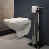 Podwieszana Miska WC + Deska Wolnoopadająca Senner Square 53cm Lecico