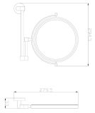 Lusterko 2 Stronne Gun Metal 5080BN Emporia