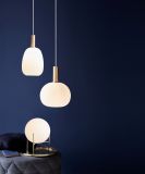Lampa Wisząca Alton 25 Mleczne Przydymione Szkło 47313001 Nordlux