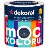 Farba Moc Koloru Marynarski Granat 2,5L Dekoral