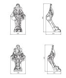 Maskownice Nóg Do Wanien Atena Chrom LWIENOGICR Omnires